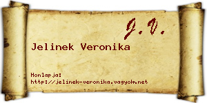 Jelinek Veronika névjegykártya