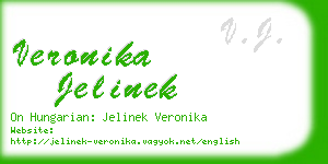 veronika jelinek business card
